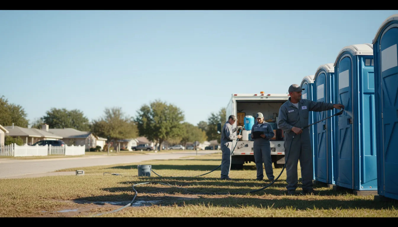 Long-Term Portable Toilet Rental in Preemption, IL near me
